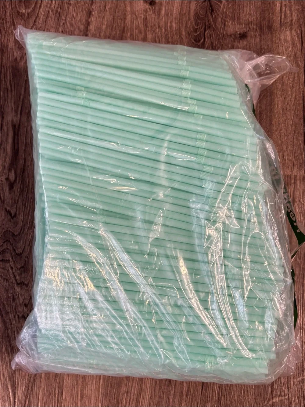 ECO SOUL Compostable Mint Green Bendable Straws - Pack of 1000 - NEW